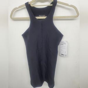 ATHLETA Intensity Support Top in Supersonic Black XS NWT